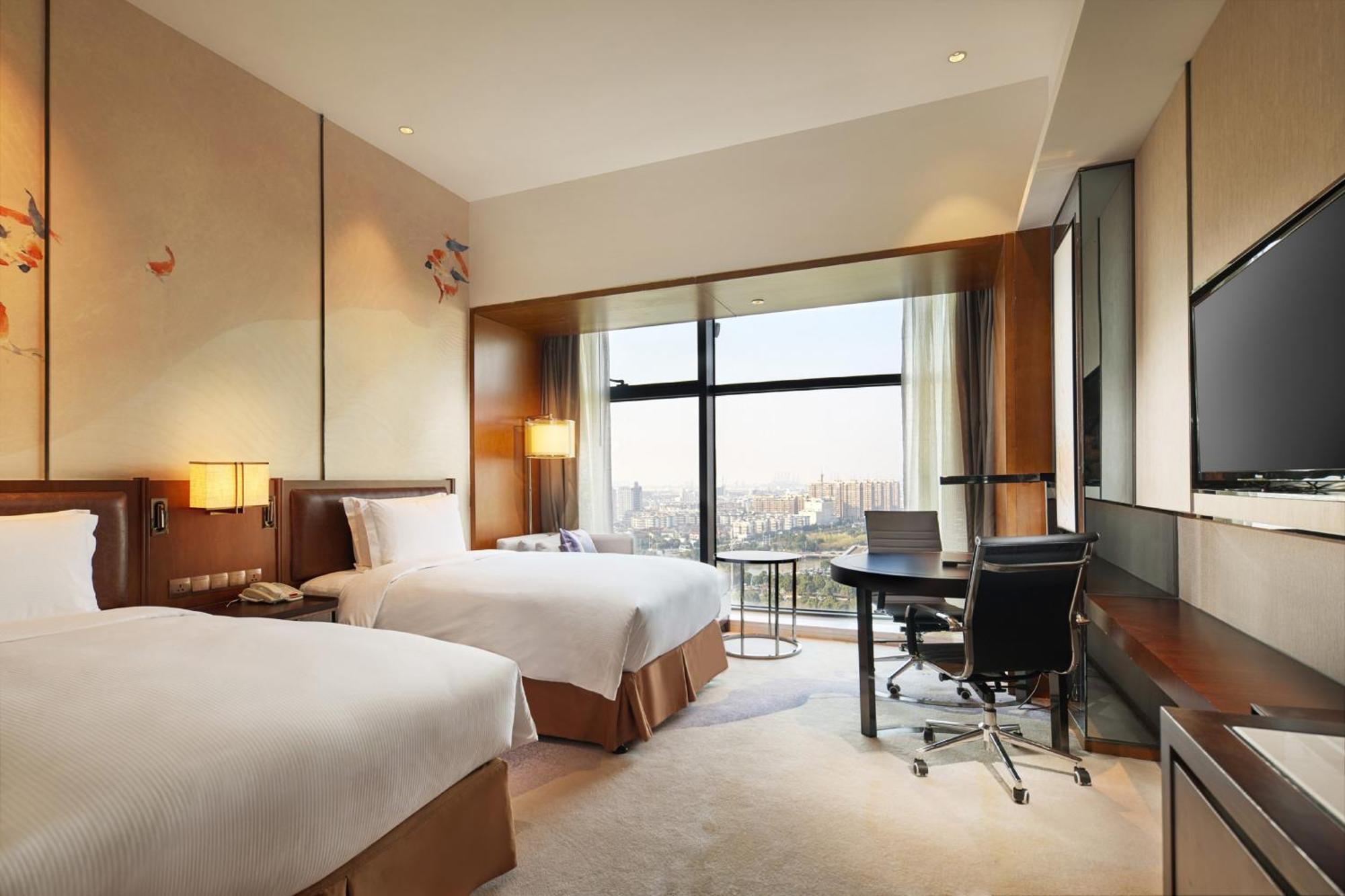 Hotel DoubleTree By Hilton Ningbo Beilun Exterior foto