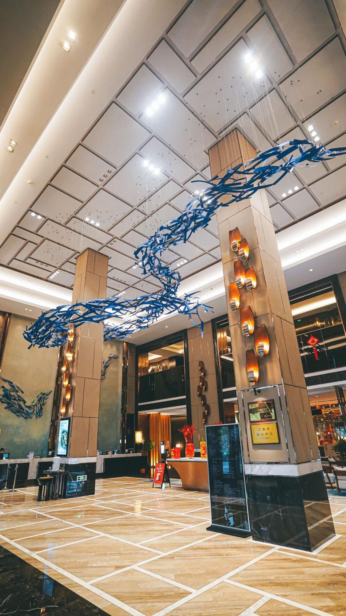Hotel DoubleTree By Hilton Ningbo Beilun Exterior foto