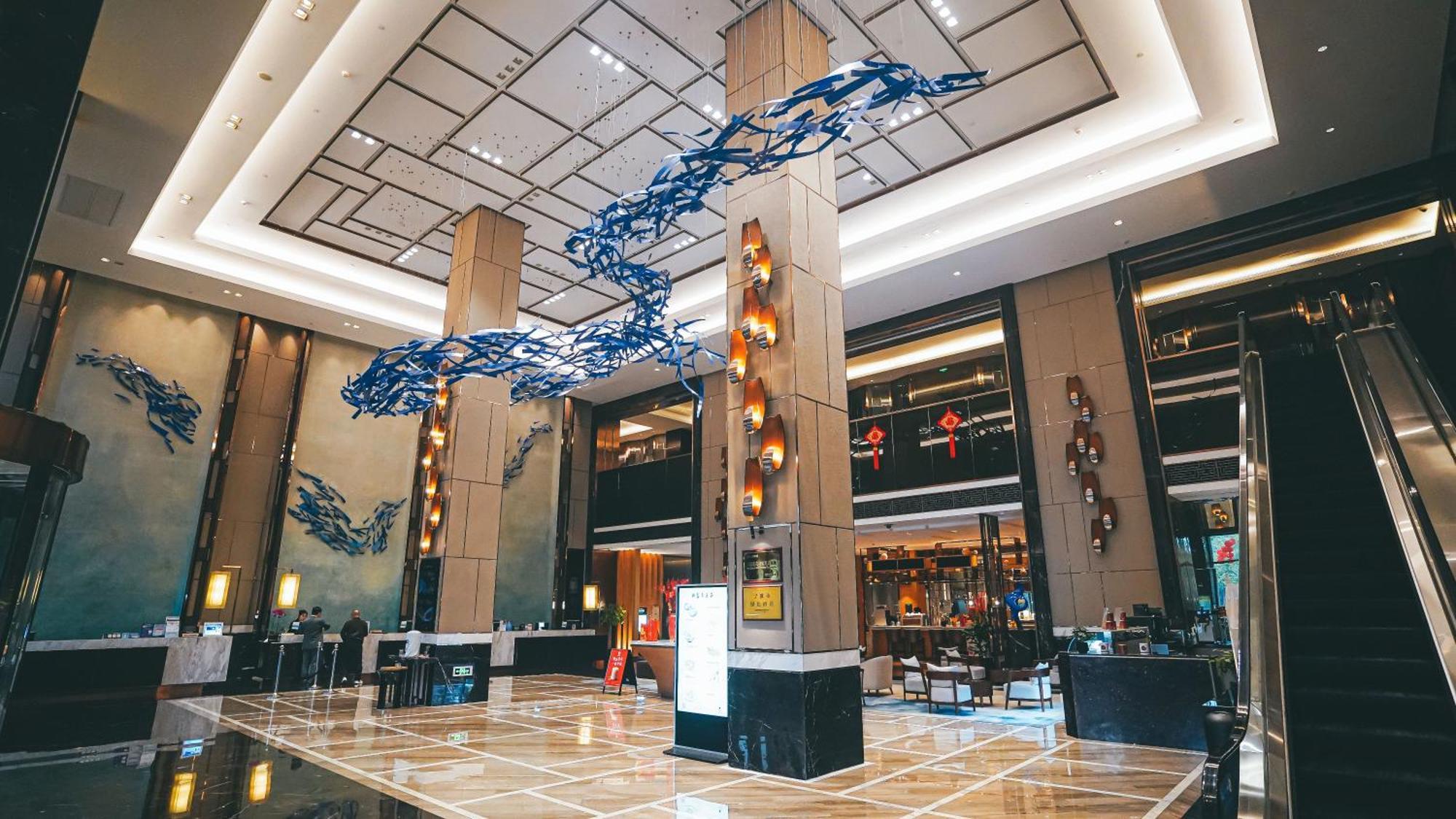 Hotel DoubleTree By Hilton Ningbo Beilun Exterior foto